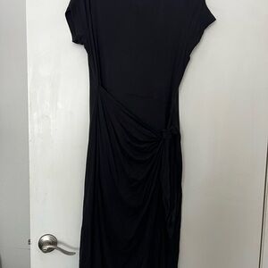 a new day Asymmetrical Black Dress